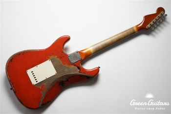 MBS 1960 Stratocaster Heavy Relic by Dale Wilson - Fiesta Red Over 3TS
