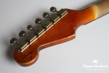 MBS 1960 Stratocaster Heavy Relic by Dale Wilson - Fiesta Red Over 3TS