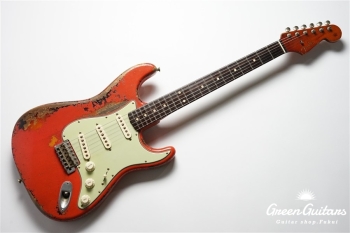 MBS 1960 Stratocaster Heavy Relic by Dale Wilson - Fiesta Red Over 3TS
