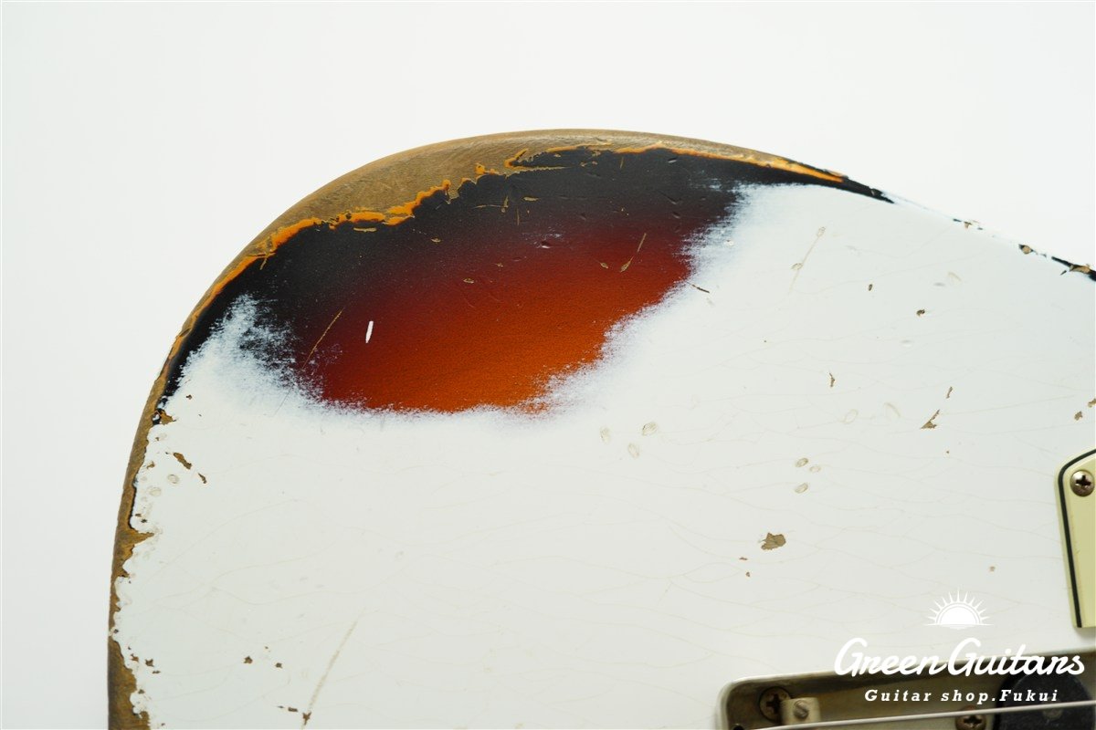 XTC-1 - Olympic White over 3 Tone Burst / Heavy Aged / Alder