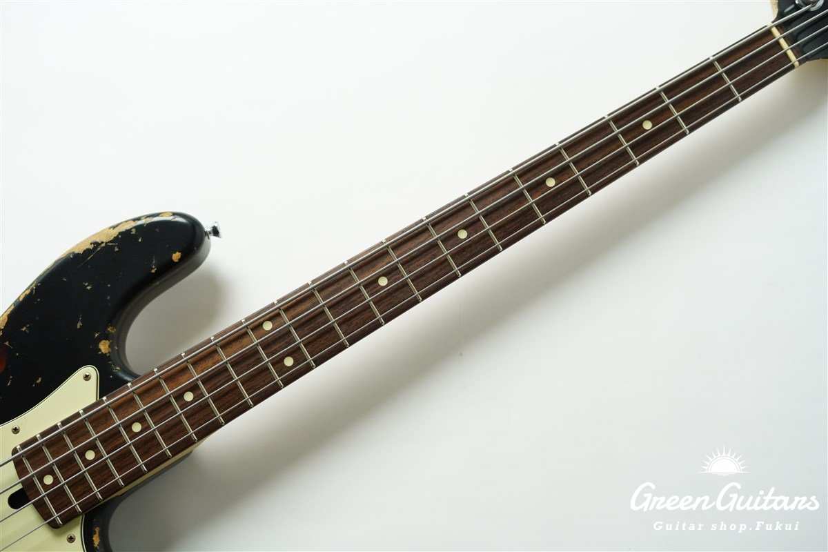 XJ-1T 4st - Black over 3 Tone Burst / Heavy Aged / Alder / R