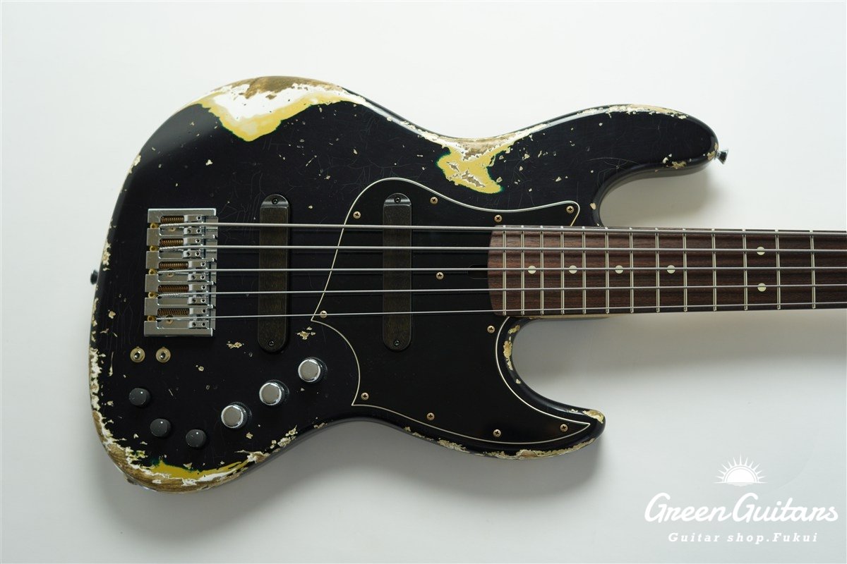 XJ-1T 5st - Dark Navy over Gold / Heavy Aged / Ash / R