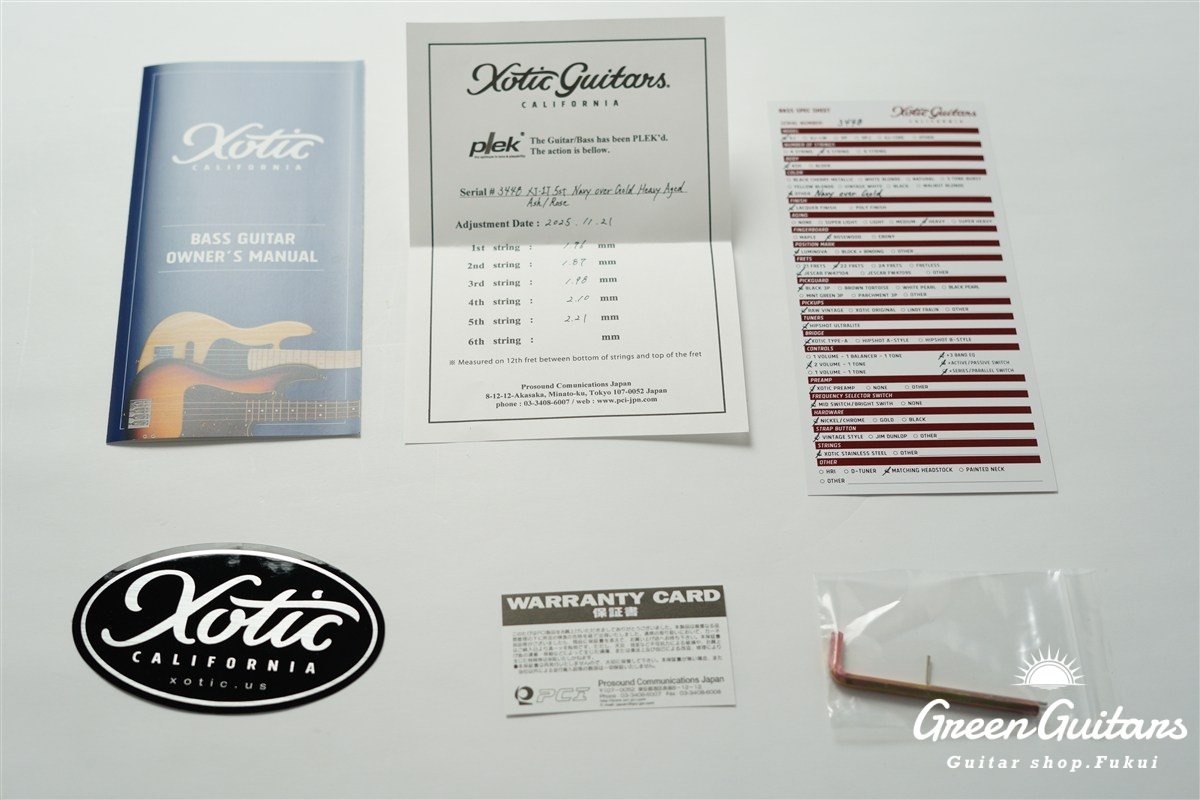 XJ-1T 5st - Dark Navy over Gold / Heavy Aged / Ash / R