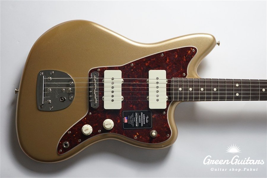 American Professional Classic Jazzmaster - Faded Firemist Gold