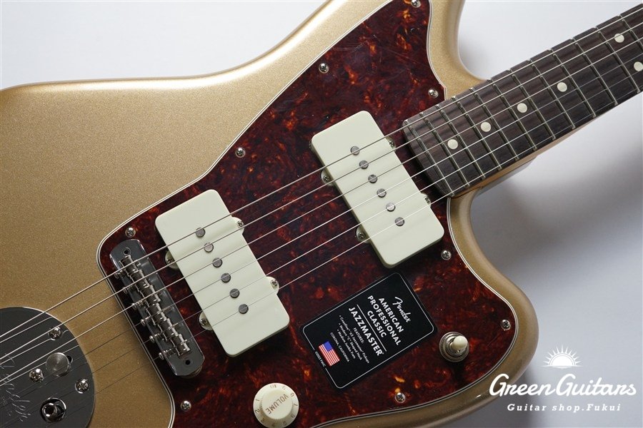 American Professional Classic Jazzmaster - Faded Firemist Gold