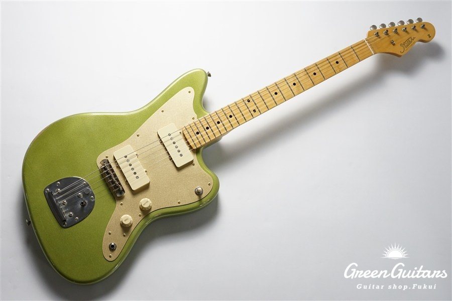 Model JM. Patina #261 Light Aged - Vintage Ice Blue Metallic with Brass Vibration