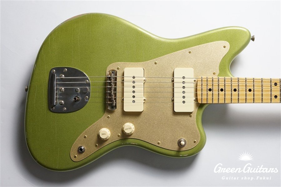 Model JM. Patina #261 Light Aged - Vintage Ice Blue Metallic with Brass Vibration