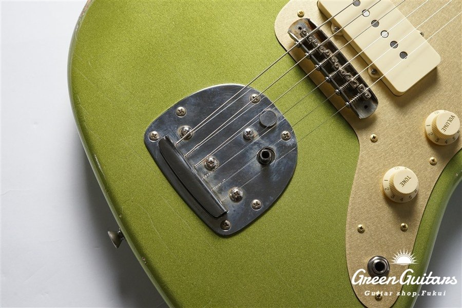 Model JM. Patina #261 Light Aged - Vintage Ice Blue Metallic with Brass Vibration