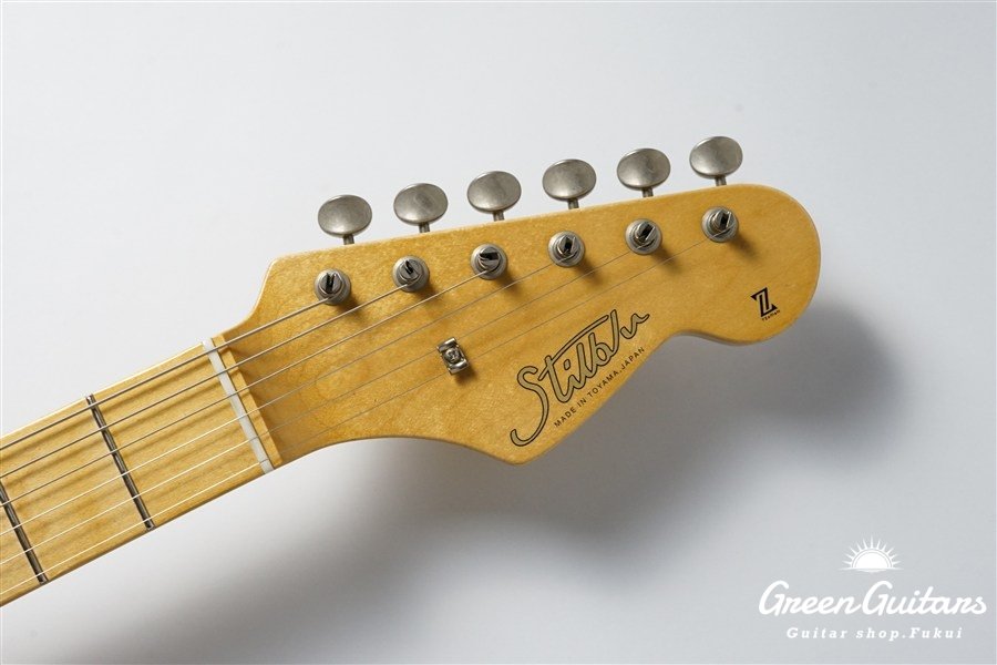 Model JM. Patina #261 Light Aged - Vintage Ice Blue Metallic with Brass Vibration