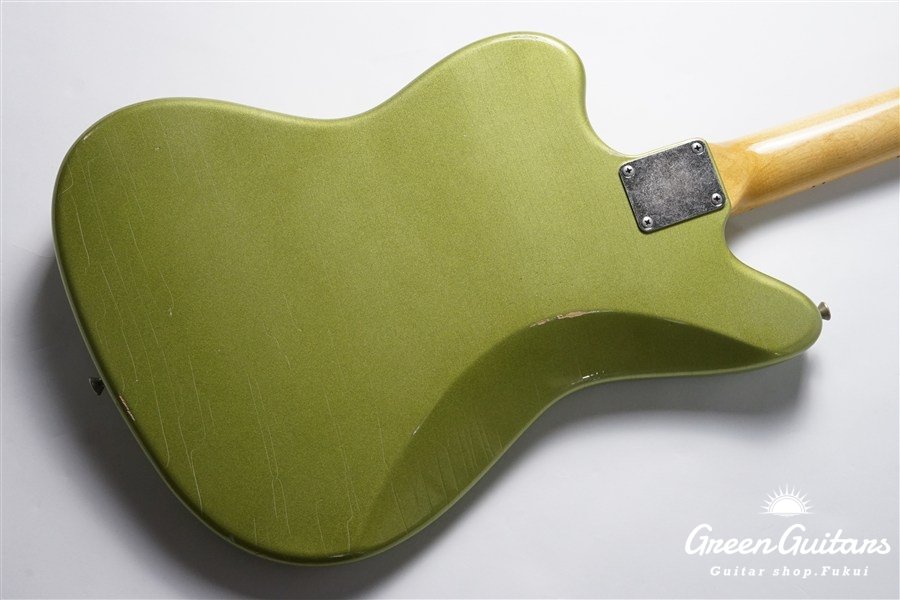 Model JM. Patina #261 Light Aged - Vintage Ice Blue Metallic with Brass Vibration