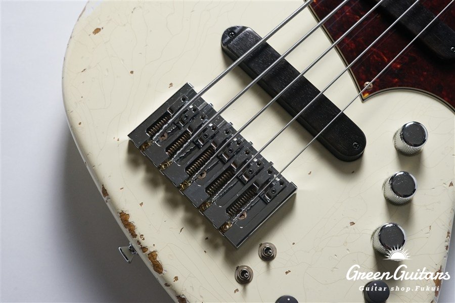 XJ-1T 5st - Vintage White / Heavy Aged / Alder / R