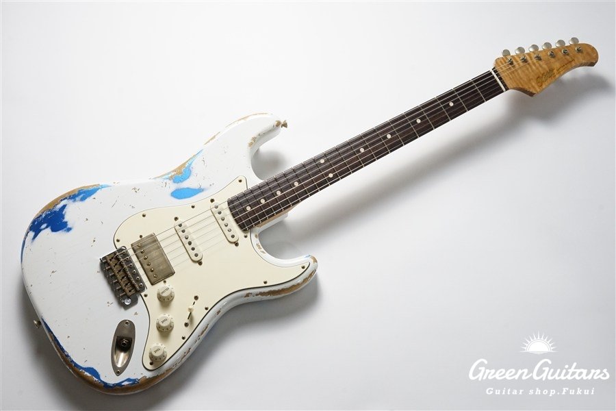 XSC-2 - Olympic White over Lake Placid Blue / Heavy Aged / Alder