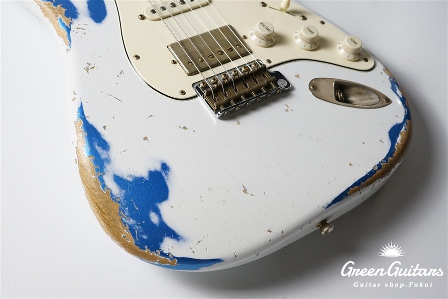 XSC-2 - Olympic White over Lake Placid Blue / Heavy Aged / Alder
