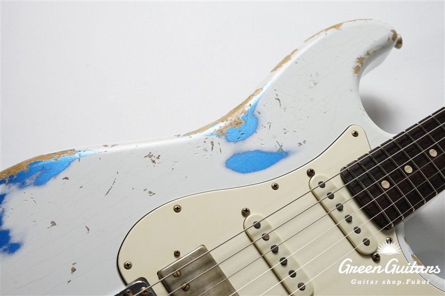 XSC-2 - Olympic White over Lake Placid Blue / Heavy Aged / Alder