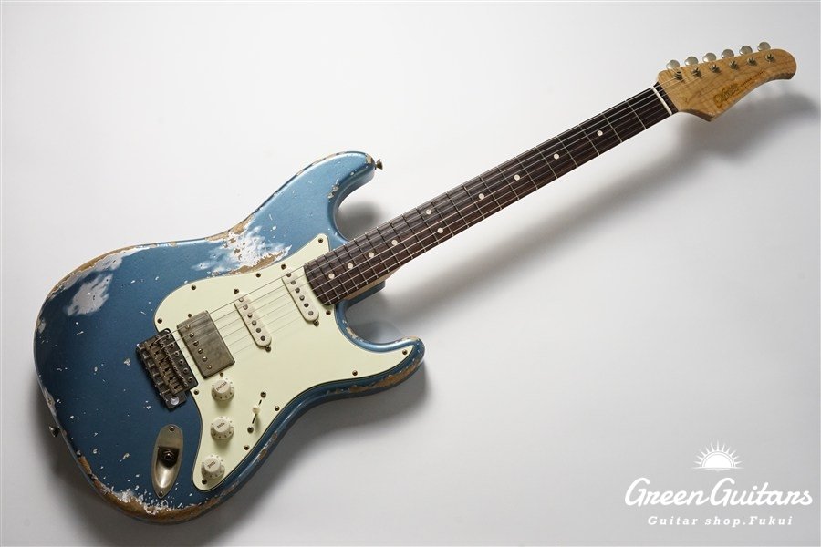 XSC-2 - Dark Lake Placid Blue over Silver / Heavy Aged / Alder