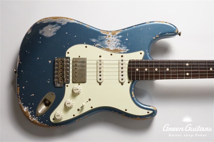 XSC-2 - Dark Lake Placid Blue over Silver / Heavy Aged / Alder