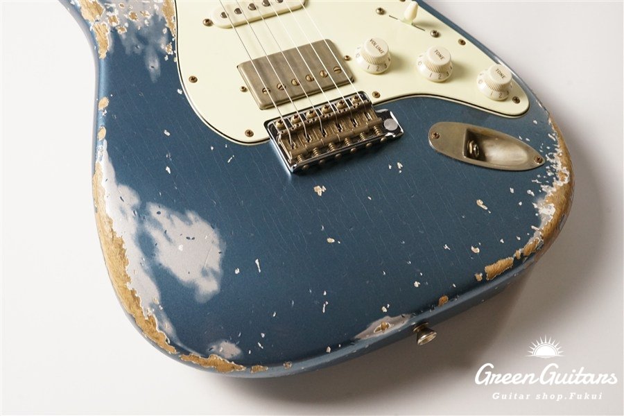 XSC-2 - Dark Lake Placid Blue over Silver / Heavy Aged / Alder