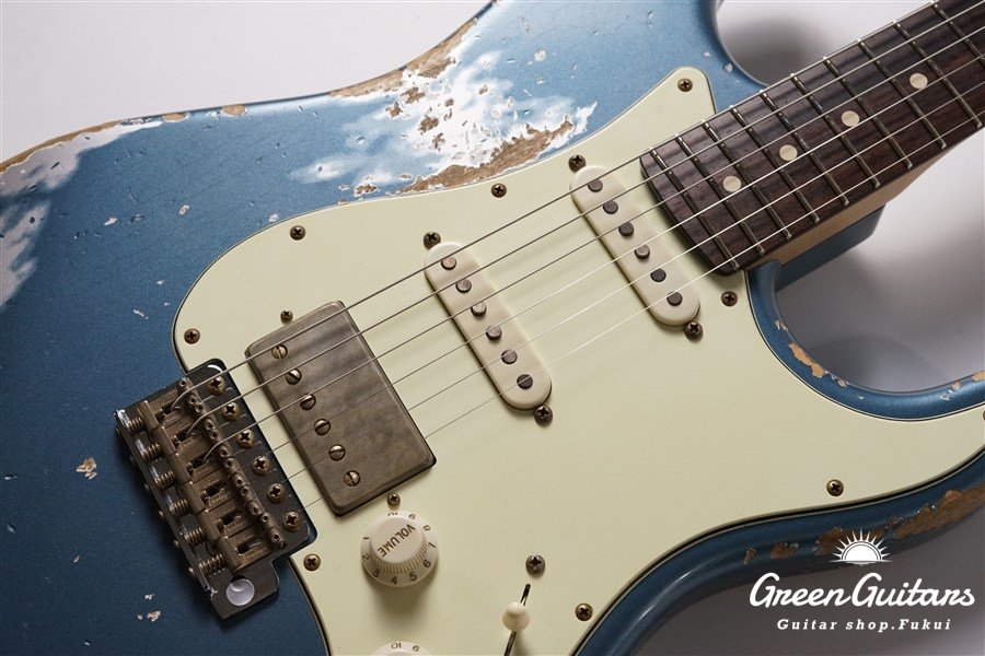 XSC-2 - Dark Lake Placid Blue over Silver / Heavy Aged / Alder
