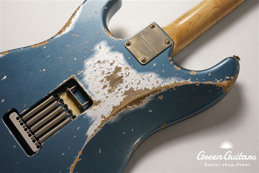 XSC-2 - Dark Lake Placid Blue over Silver / Heavy Aged / Alder