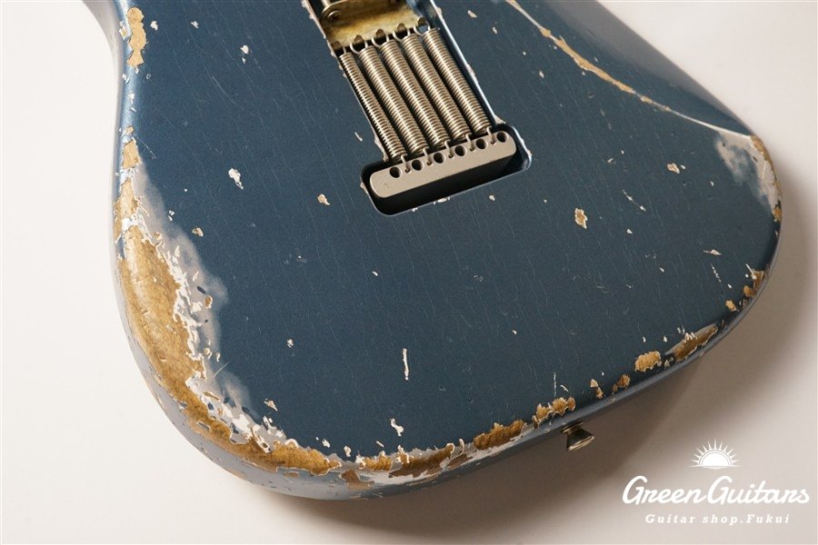 XSC-2 - Dark Lake Placid Blue over Silver / Heavy Aged / Alder
