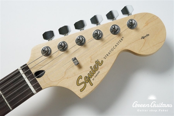 FSR Affinity Series Stratocaster - Black with Tortoiseshell Pickguard