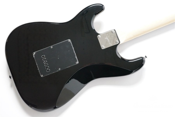 FSR Affinity Series Stratocaster - Black with Tortoiseshell Pickguard