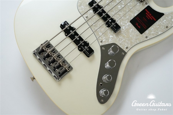 Made in Japan Modern Jazz Bass V - Olympic Pearl