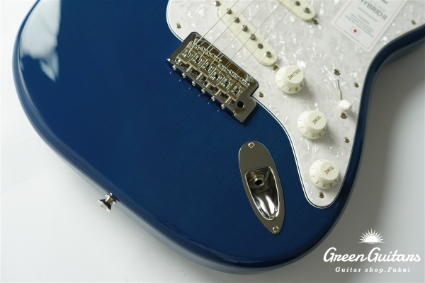 2021 Collection Made in Japan Hybrid II Stratocaster - Indigo Trans