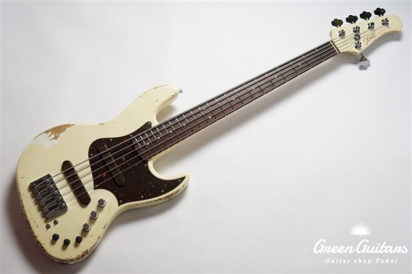 XJ-1T 5st - Vintage White Heavy Aged / Alder / R / MH #2511