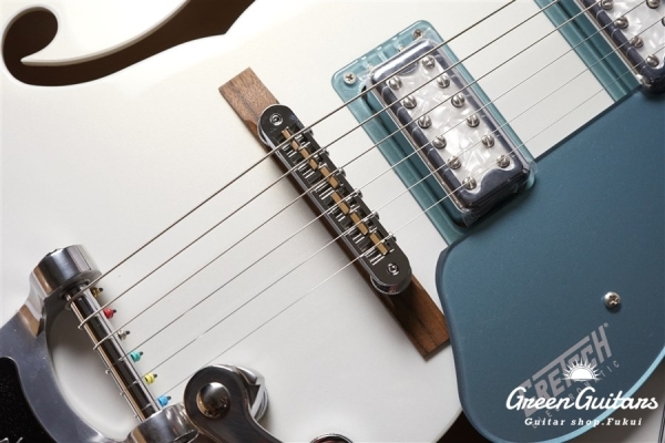 G5420T-140 Electromatic 140th Double Platinum Hollow Body with Bigsby - Two-Tone Pearl Platinum/Stone Platinum