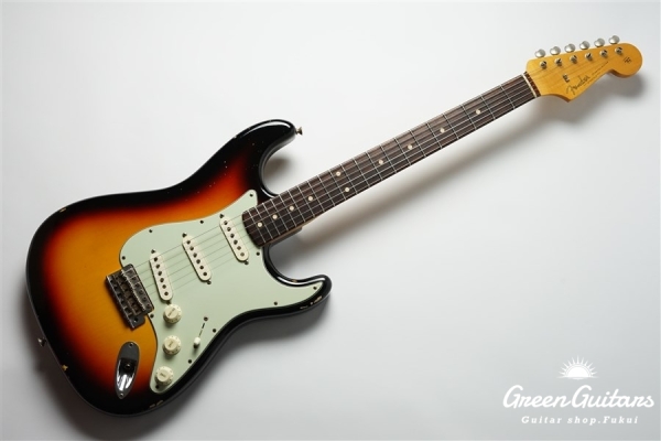 MBS 1961 Stratocaster Journeyman Relic Masterbuilt by Dennis Galuszka - 3-Color Sunburst