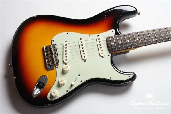 MBS 1961 Stratocaster Journeyman Relic Masterbuilt by Dennis Galuszka - 3-Color Sunburst