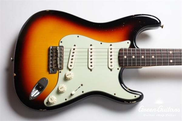MBS 1961 Stratocaster Journeyman Relic Masterbuilt by Dennis Galuszka - 3-Color Sunburst