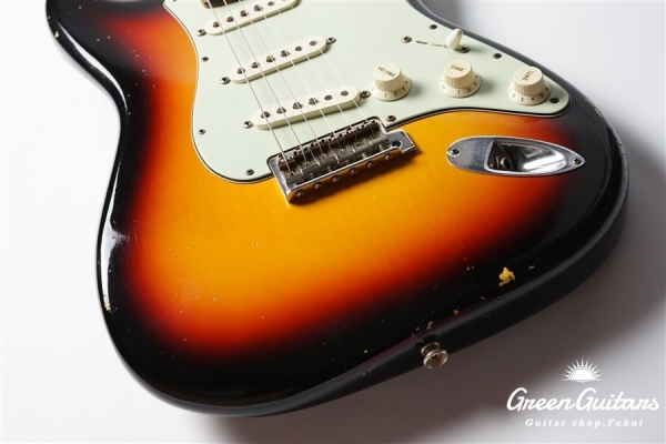 MBS 1961 Stratocaster Journeyman Relic Masterbuilt by Dennis Galuszka - 3-Color Sunburst