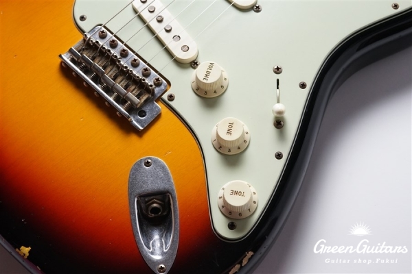 MBS 1961 Stratocaster Journeyman Relic Masterbuilt by Dennis Galuszka - 3-Color Sunburst