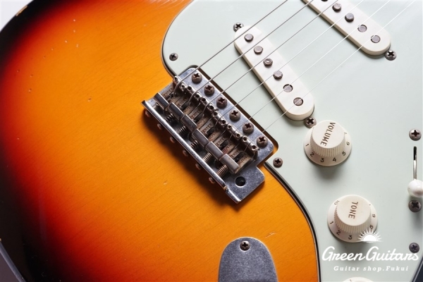 MBS 1961 Stratocaster Journeyman Relic Masterbuilt by Dennis Galuszka - 3-Color Sunburst
