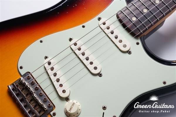 MBS 1961 Stratocaster Journeyman Relic Masterbuilt by Dennis Galuszka - 3-Color Sunburst