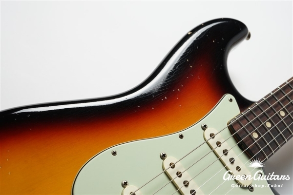 MBS 1961 Stratocaster Journeyman Relic Masterbuilt by Dennis Galuszka - 3-Color Sunburst