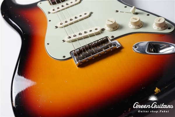 MBS 1961 Stratocaster Journeyman Relic Masterbuilt by Dennis Galuszka - 3-Color Sunburst
