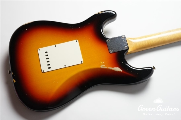 MBS 1961 Stratocaster Journeyman Relic Masterbuilt by Dennis Galuszka - 3-Color Sunburst