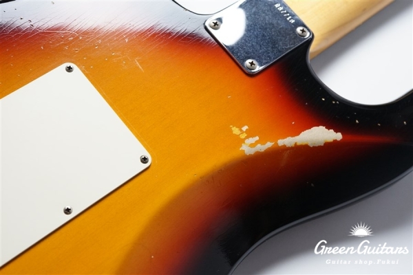 MBS 1961 Stratocaster Journeyman Relic Masterbuilt by Dennis Galuszka - 3-Color Sunburst