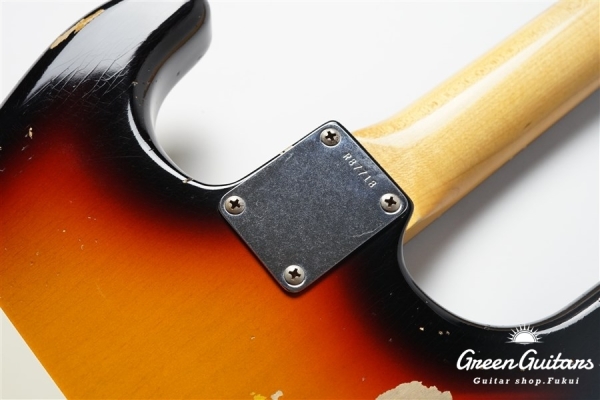 MBS 1961 Stratocaster Journeyman Relic Masterbuilt by Dennis Galuszka - 3-Color Sunburst