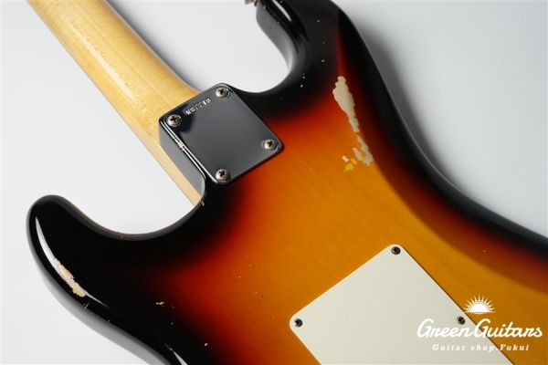 MBS 1961 Stratocaster Journeyman Relic Masterbuilt by Dennis Galuszka - 3-Color Sunburst