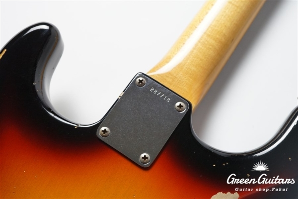 MBS 1961 Stratocaster Journeyman Relic Masterbuilt by Dennis Galuszka - 3-Color Sunburst