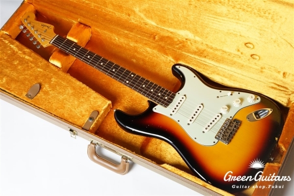 MBS 1961 Stratocaster Journeyman Relic Masterbuilt by Dennis Galuszka - 3-Color Sunburst