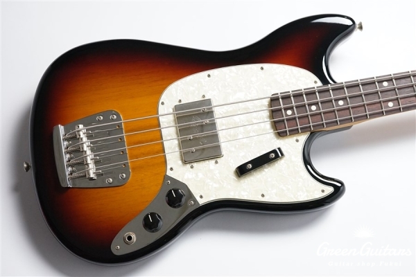 Fender Mexico Pawn Shop Mustang Bass - 3-Color Sunburst | Green