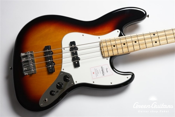 Made in Japan Hybrid II Jazz Bass - 3-Color Sunburst