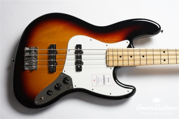 Made in Japan Hybrid II Jazz Bass - 3-Color Sunburst