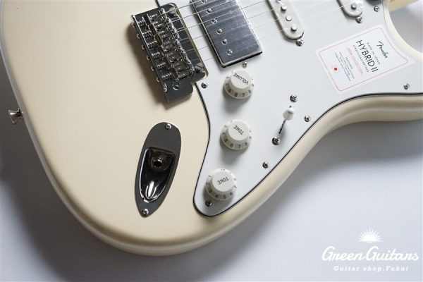 2024 Collection Made in Japan Hybrid II Stratocaster HSS - Olympic Pearl