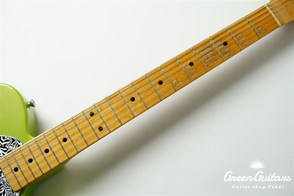 Model T. #179 Light Aged - Guacamole Mist Metallic Pickguard & Sunglasses - Shaped by stone-D eyewear (1990s Cellulose Acetate/Made in SABAE,FUKUI) 